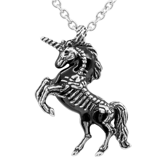 Enchanting Unicorn Skeleton Necklace