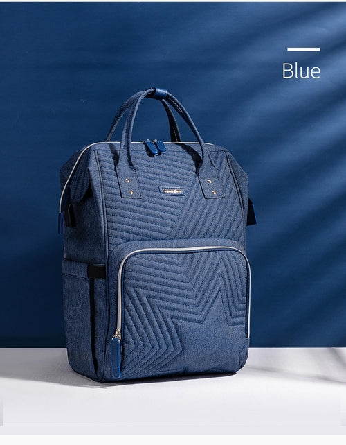 Modern, Functional, and Stylish Quilted Diaper Bag Backpack