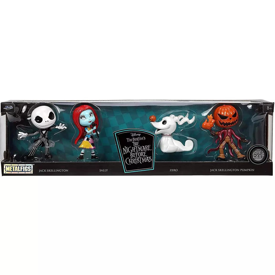 Jada Toys Nightmare Before Christmas 2.5-in Figure Set Halloween Decor