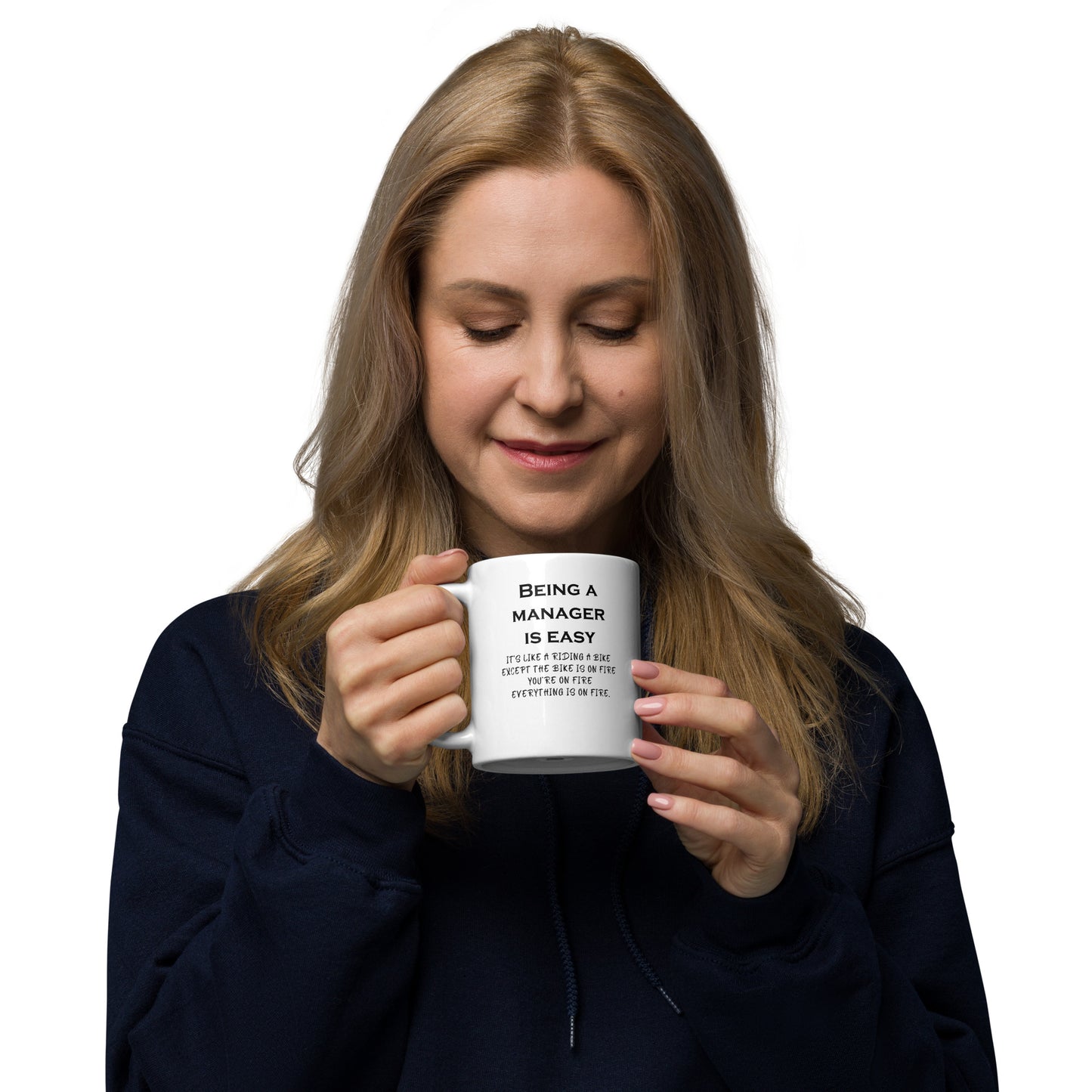 Introducing the Ultimate Manager's Coffee Mug: Embrace the Chaos with Humor!