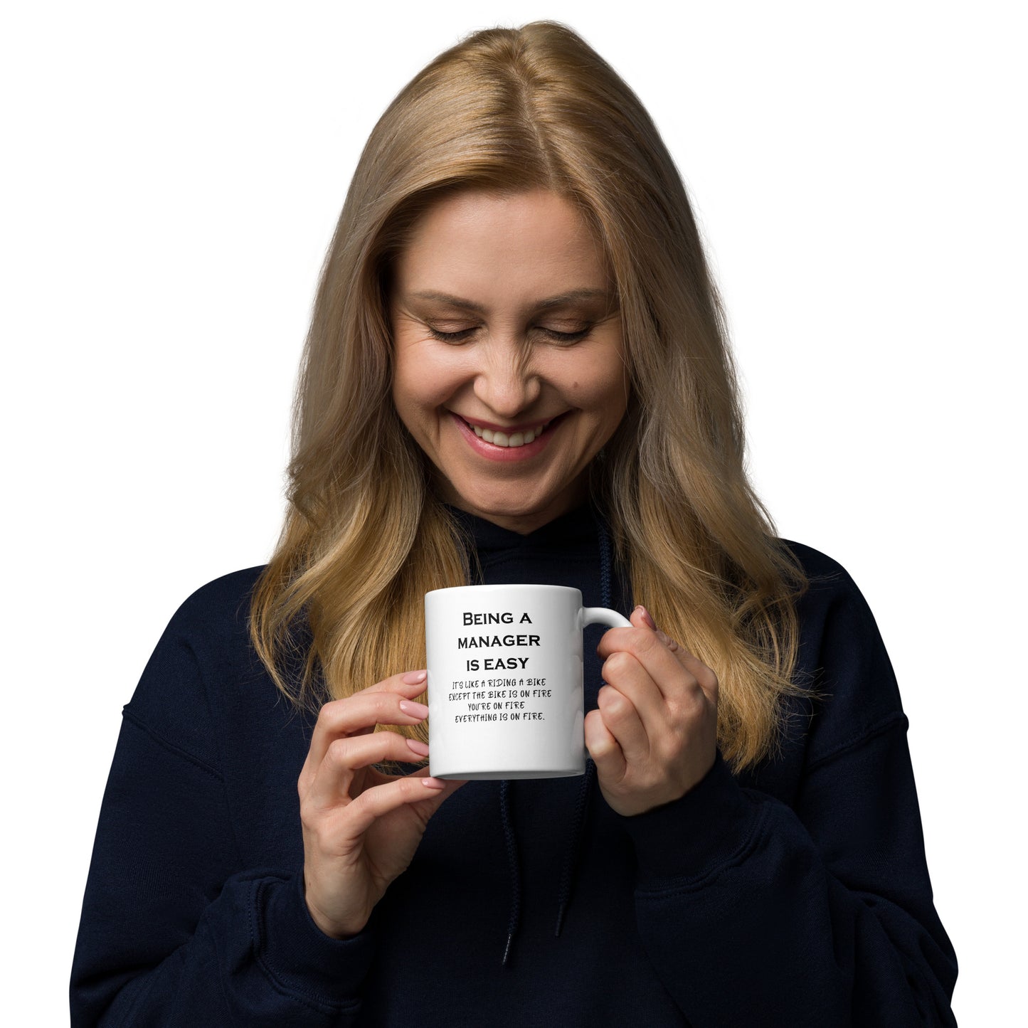 Introducing the Ultimate Manager's Coffee Mug: Embrace the Chaos with Humor!