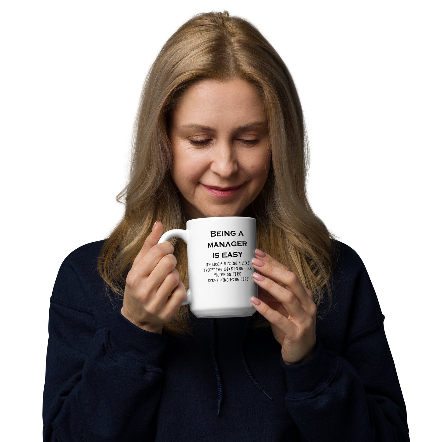 Introducing the Ultimate Manager's Coffee Mug: Embrace the Chaos with Humor!