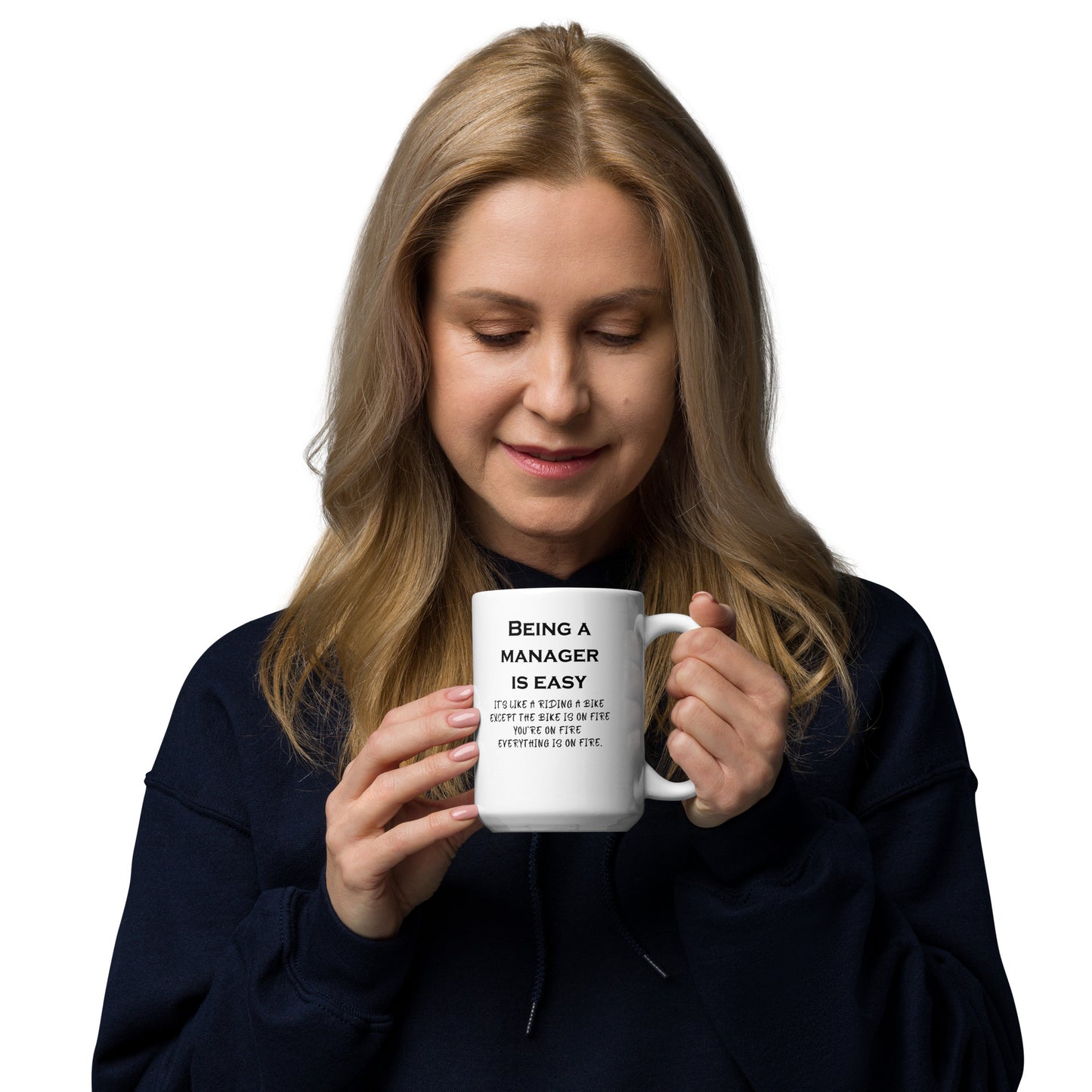 Introducing the Ultimate Manager's Coffee Mug: Embrace the Chaos with Humor!