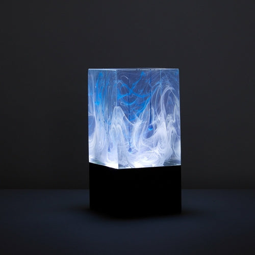 Handcrafted Resin Table Lamp