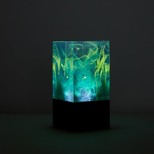 Handcrafted Resin Table Lamp