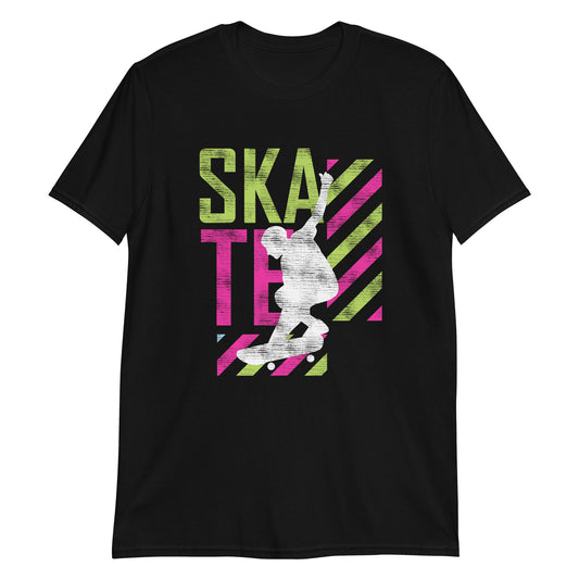 Skate Present Vintage Retro Short-Sleeve Unisex T-Shirt