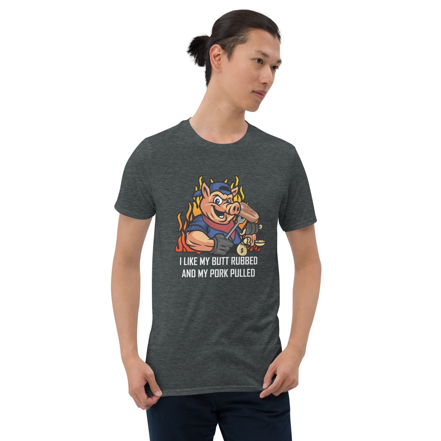 I Like My Butt Rubbed and My Port Pulled Short-Sleeve Unisex T-Shirt