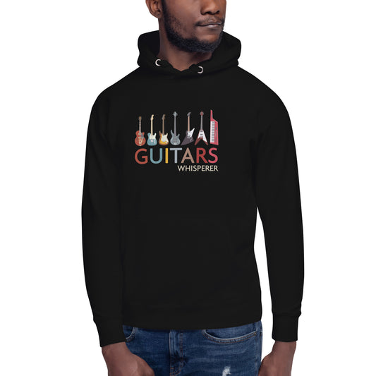 Guitars Whisperer Funny Vintage Unisex Hoodie