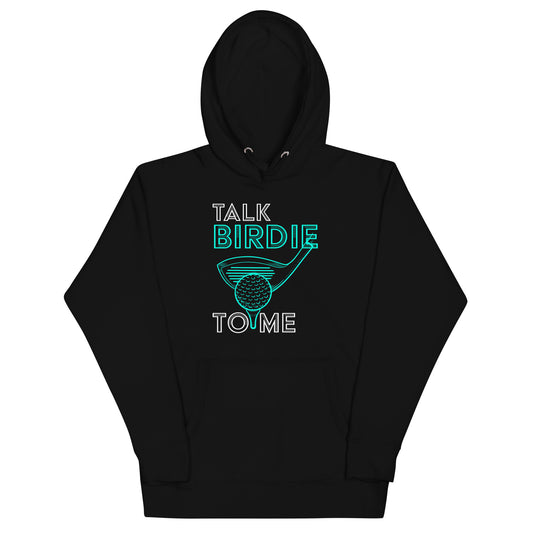 Talk Birdie To Me Funny Golf Player Vintage Unisex Hoodie