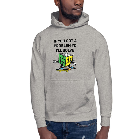 If You Got a Problem Yo I'll Solve It Puzzle Cube Vintage Unisex Hoodie