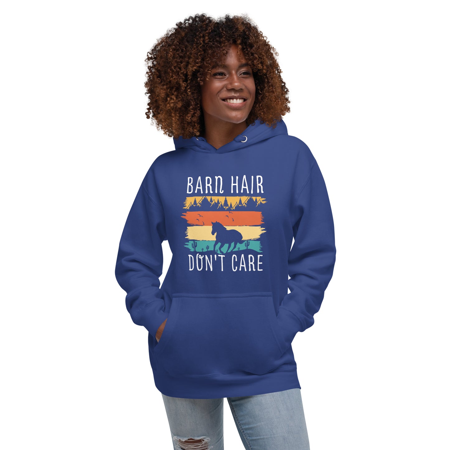 Barn Hair Don't Care Vintage Unisex Hoodie